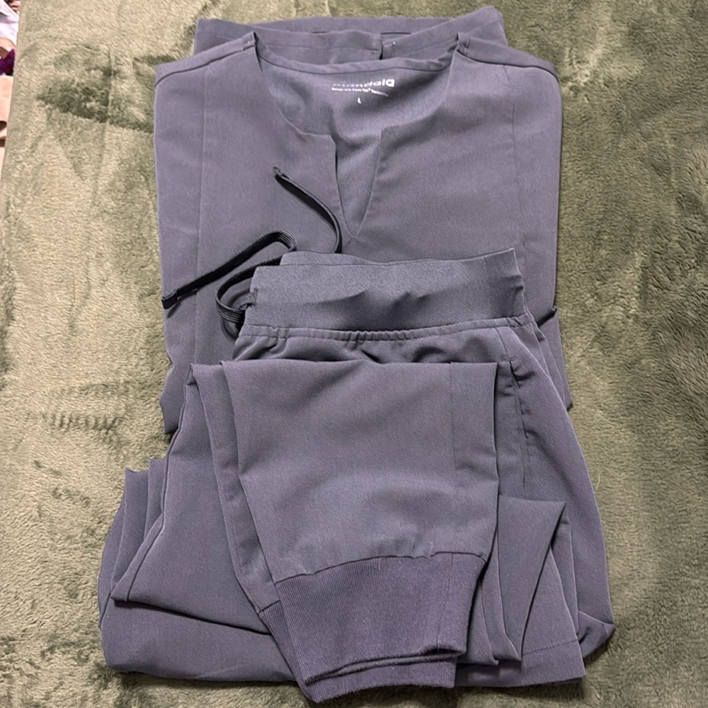Grey Mandala Scrubs